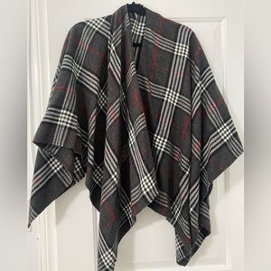Soft plaid wrap